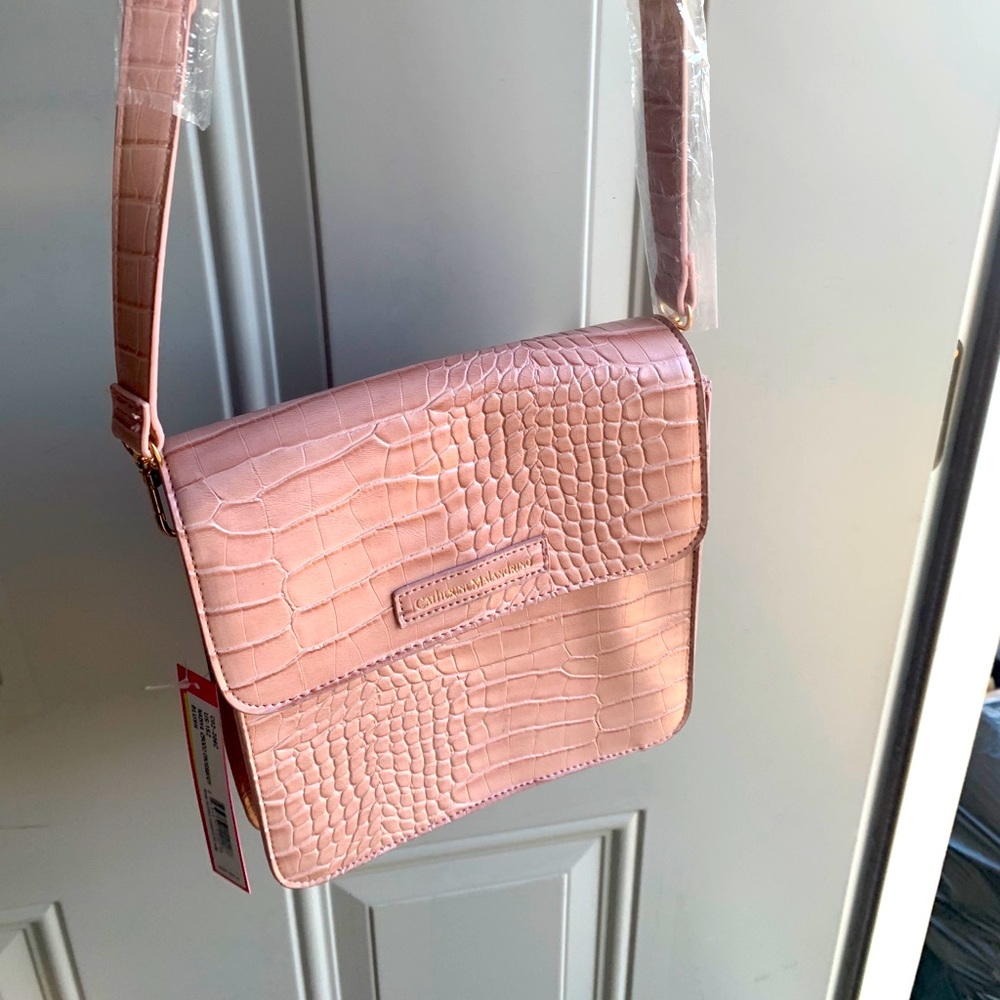 Catherine maladrino pink crossbody bag NWT
